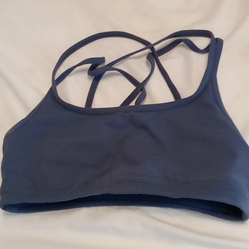 Atleisure Women's Navy Strappy Size Small  Sports Bra. 242979 Activewear, Yoga